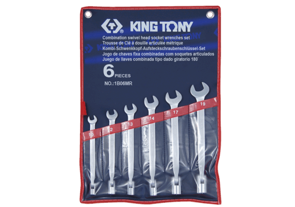 6 pcs Combination wrench set KING TONY 10 12 13 14 17 19