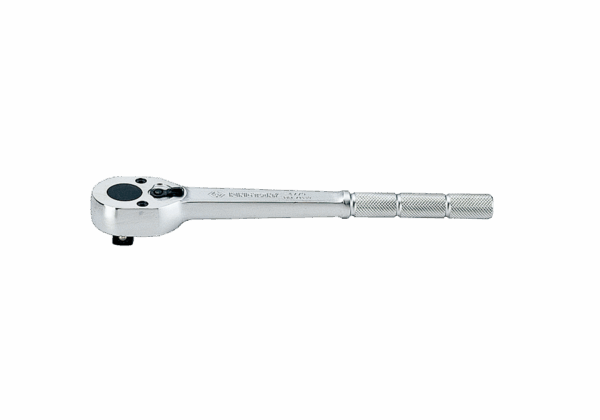 REVERSIBLE RATCHET 1/2 11° gear (32 teeth) DIN3122 CHROME - KING TONY