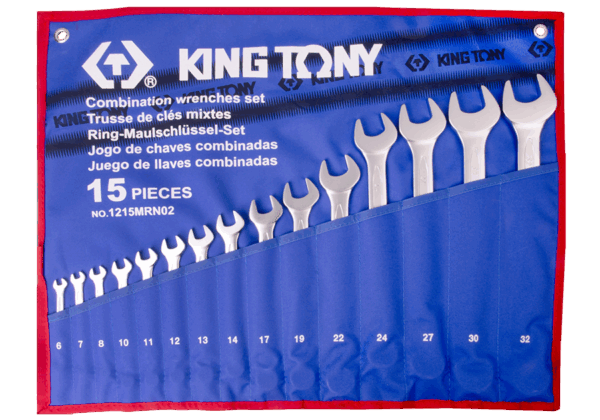 14 pcs COMBINATION WRENCH SET METRIC TETORON - KING TONY