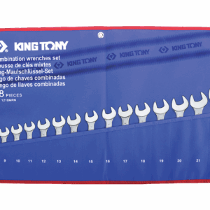 18 pcs COMBINATION WRENCH SET METRIC TETORON - KING TONY