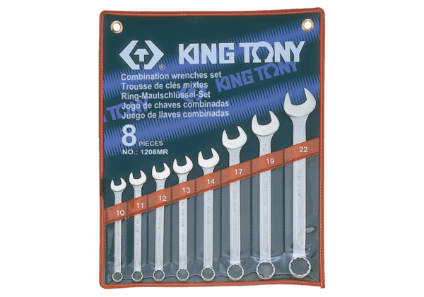 8 pcs Combination wrench set KING TONY 10-22mm