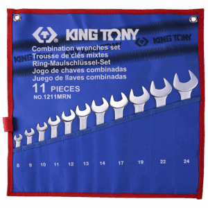 11 pcs Combination wrench set KING TONY 8-24mm