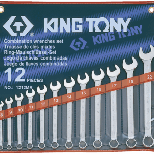12 pcs 8-22mm COMBINATION WRENCH SET METRIC - KING TONY