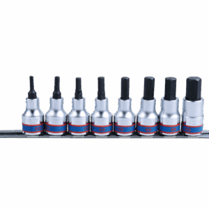 3/8 KUUSKANTOTSIKUTE KOMPLEKT 3mm-12mm - KING TONY