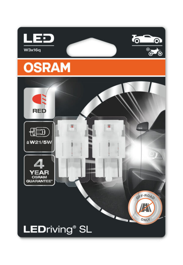 LEDRIVING SL W21/5W RED OSRAM