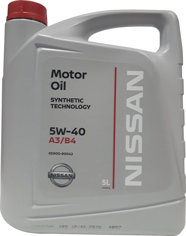 5W40 A3/B4 MOOTORIÕLI NISSAN 5L