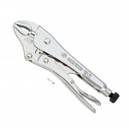 WITH CURVED JAW 7 (178mm) CHROME - KING TONY