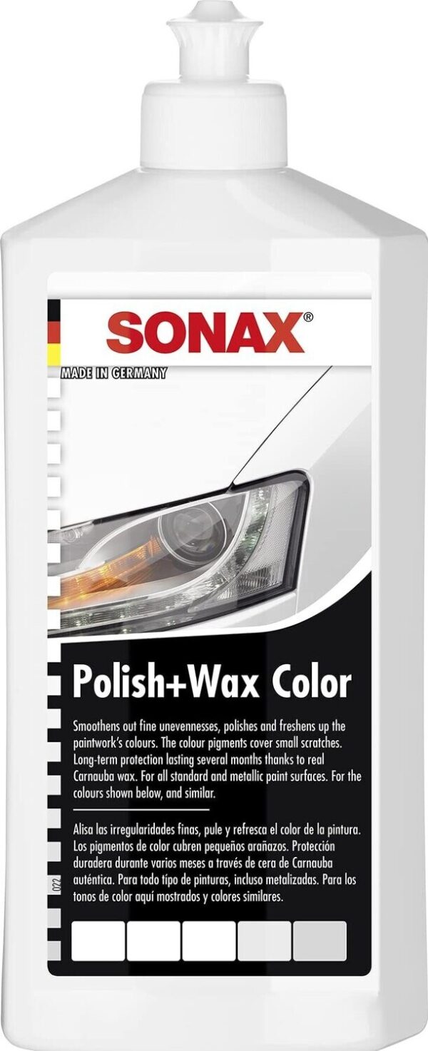 Värvivaha NanoPro valge 500ml SONAX