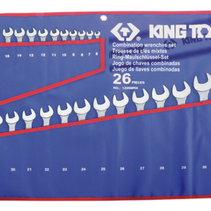 26 pcs COMBINATION WRENCH SET METRIC TETORON - KING TONY