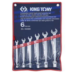 6 pcs Combination wrench set KING TONY 10 12 13 14 17 19