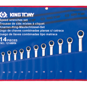 Narrega kombineeritud lehtvõtmete komplekt 14 os. - KING TONY