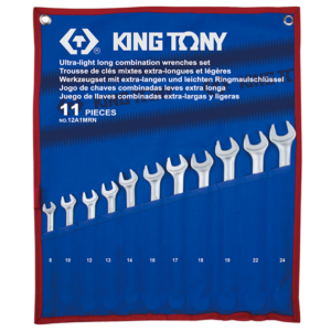 11PC.ULTRA-LIGHT LONG COMBINATION WRENCH 8~24mm - KING TONY