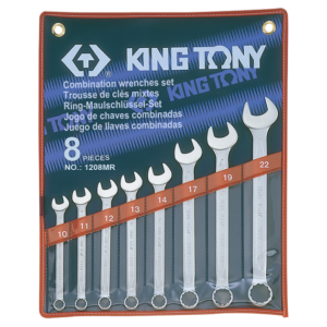 8 pcs Combination wrench set KING TONY 10-22mm