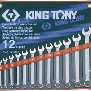 12 pcs 8-22mm COMBINATION WRENCH SET METRIC - KING TONY