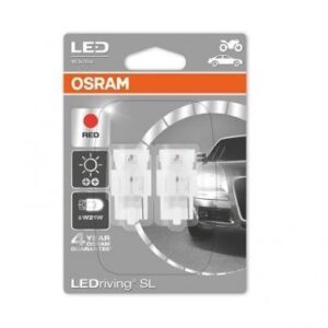 LEDRIVING 12V W21W RED OSRAM