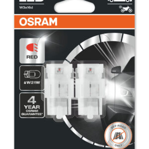 LEDRIVING 12V  W21W RED OSRAM
