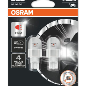 LEDRIVING 12V W16W - RED OSRAM