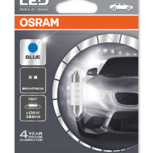 LEDRIVING 12V C5W - 36MM - BLUE OSRAM