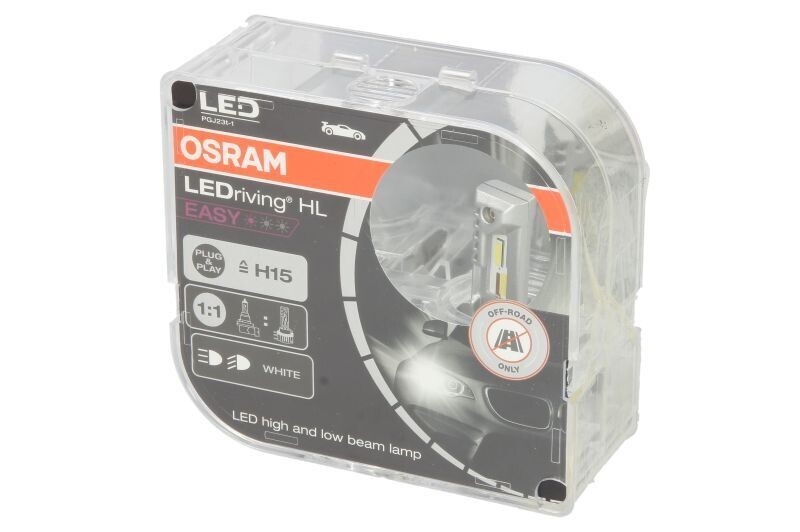 ESITULE PIRN LED H15 6500K OSRAM