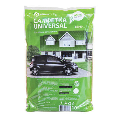 Salvrätik UNIVERSAL MICROFIBER 35*40cm 10tk GRASS