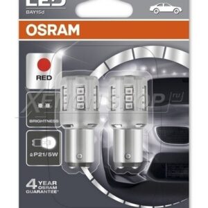 LED 3W 12V BAY15d - P21/5W - PUNANE OSRAM