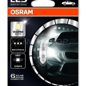 LED 1W 12V SV8.5-8 C5W - 31mm OSRAM