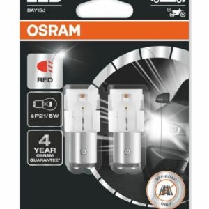 LEDRIVING 12V P21/5W - RED - OSRAM