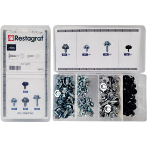 Plaadikruvide komplekt 115 tk ​​Ø 4,2 → 6,3  Restagraf