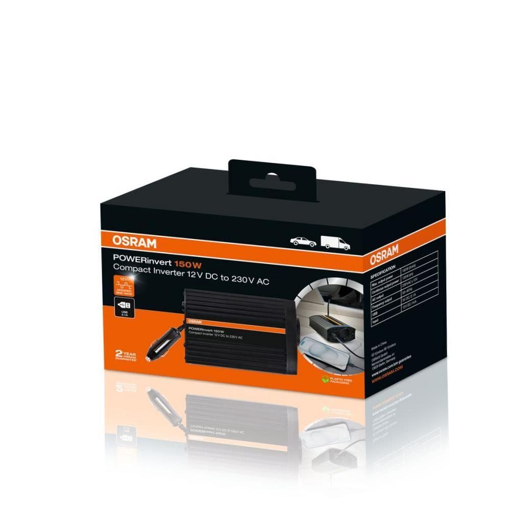 INVERTER 12V 150W 230V USB OSRAM