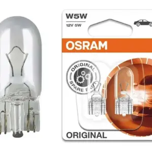 W5W 12V W2.1x9.5d 2tk OSRAM